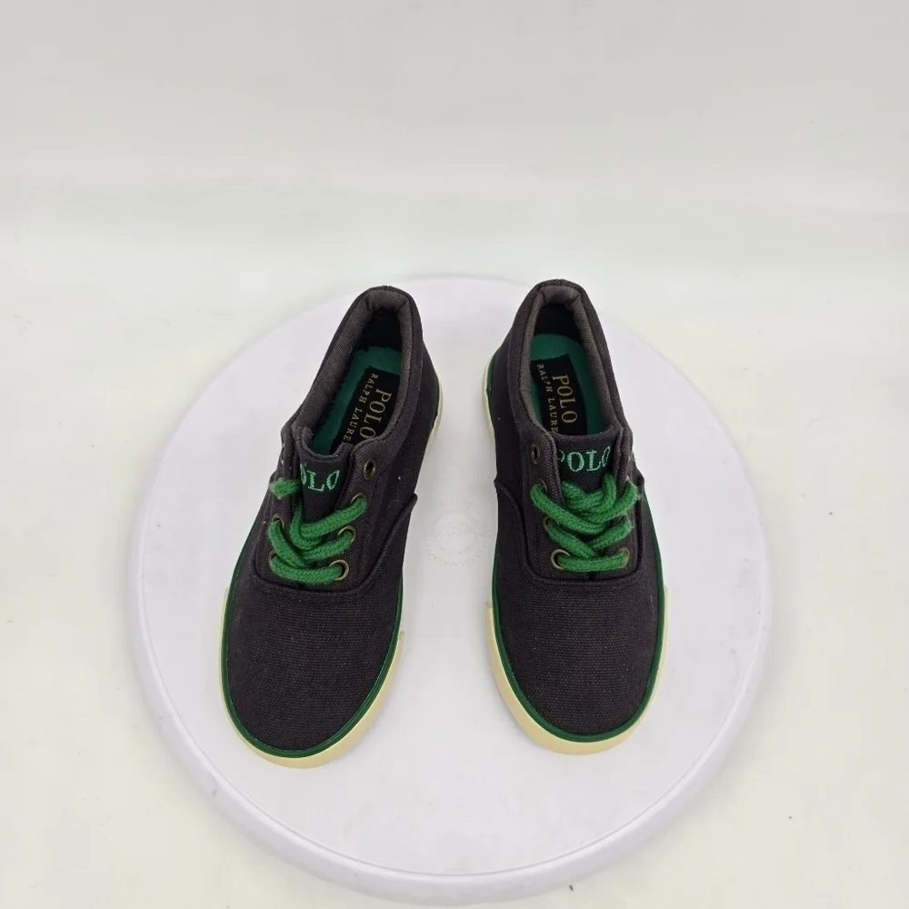 Polo Ralph Lauren Shoe Toddler 11 Boys Blue Canvas Sneakers